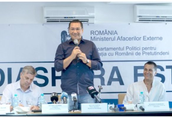 Ponta, la Eforie Nord: Guvernul va finanţa congresul românilor din afara ţării după alegeri